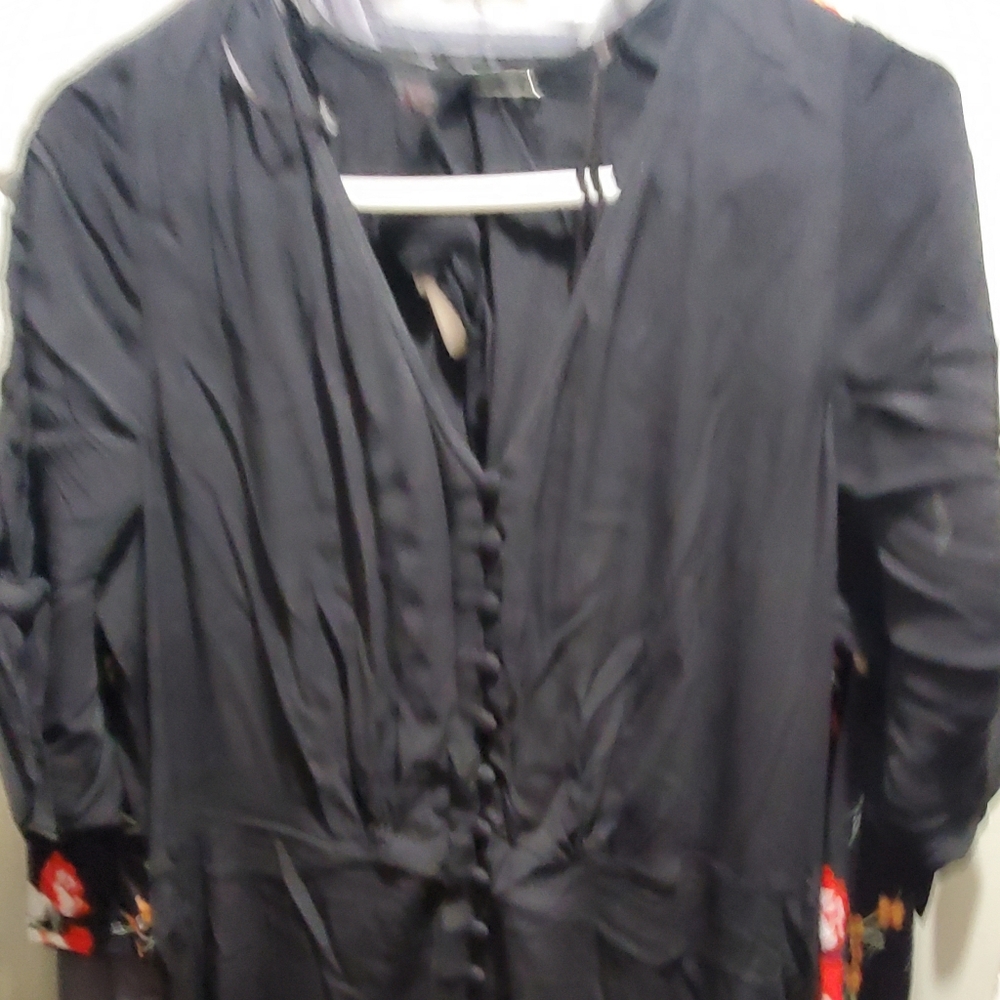 Black long dress